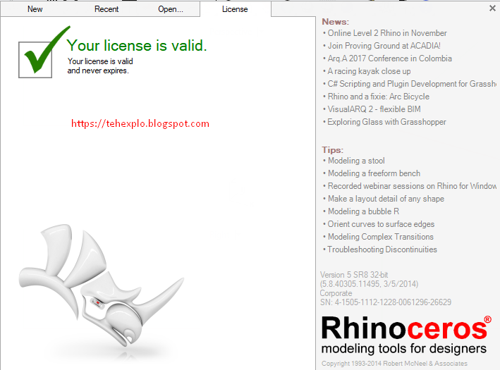 Rhinoceros 6.30.20288.16411 Crack & License Key 2021 Download Latest