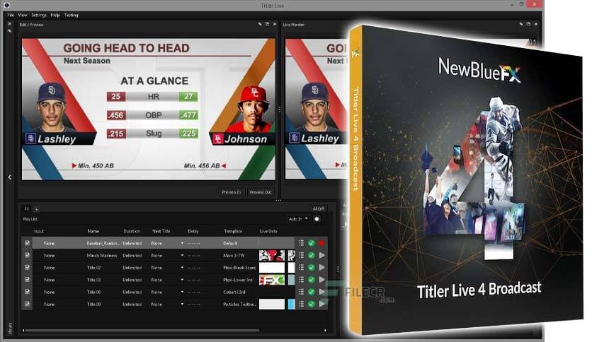NewBlueFX Titler Live 4 Broadcast 4.1.210630 Full Version Crack Download